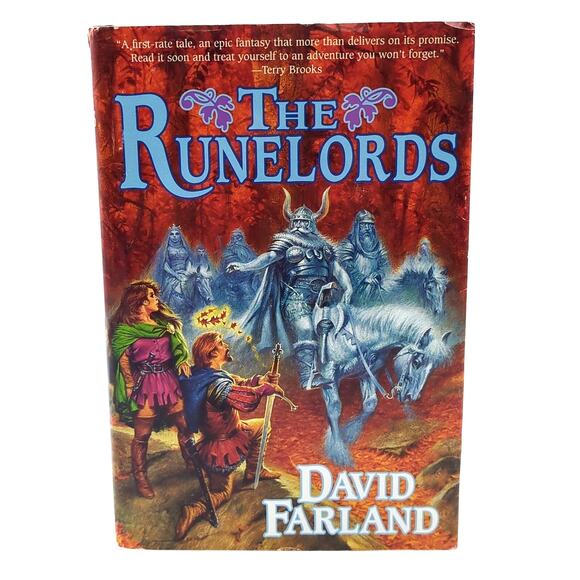 The Runelords Sum of All Men David Farland 1998 Hardcover Dust Jacket Book Tor - Picture 1 of 4